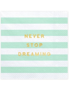 Guardanapos Verde Menta Riscas